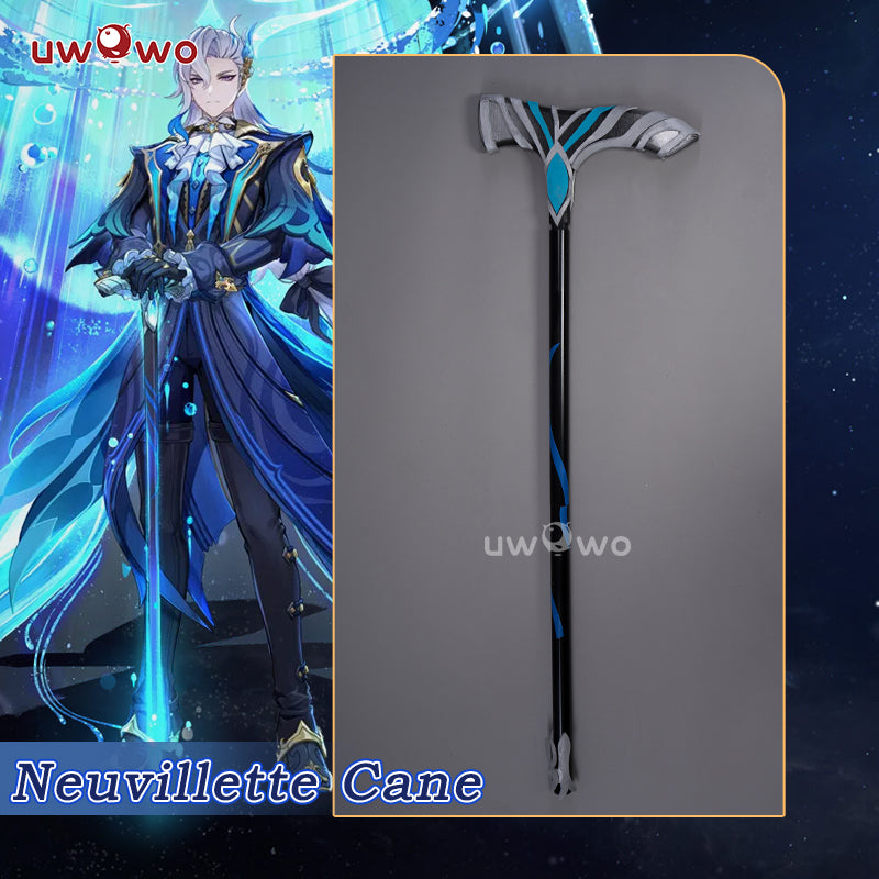 Uwowo Game Genshin Impact Cosplay Props Neuvillette Cane Weapon
