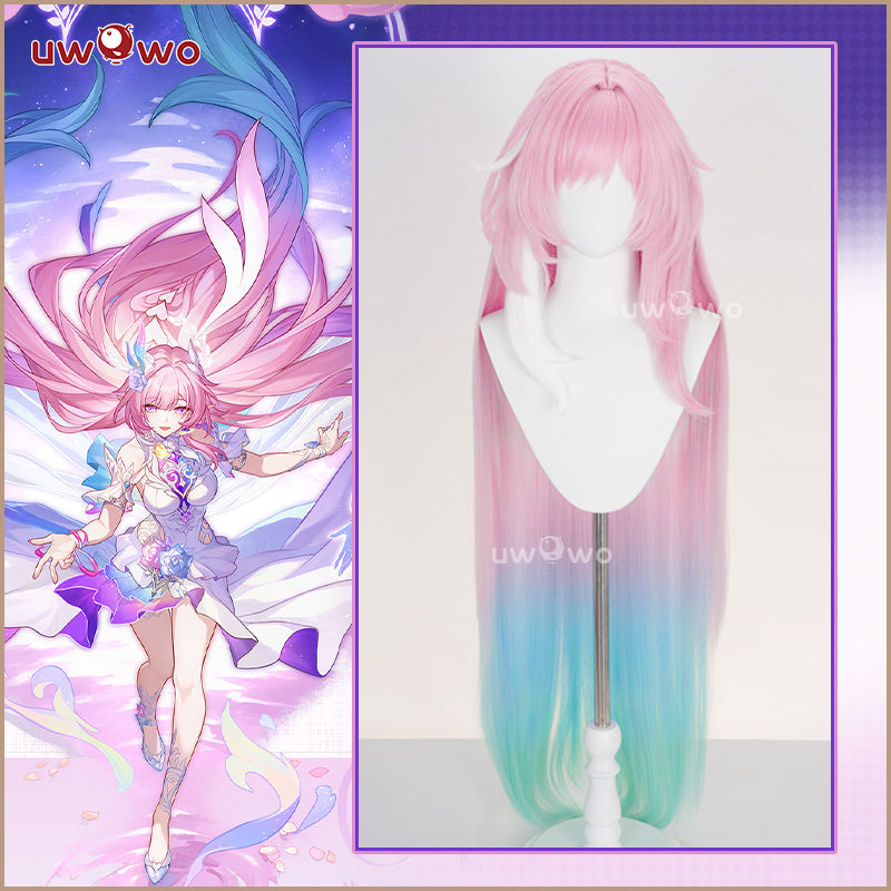 Uwowo Honkai Star Rail HSR Cyrene Cosplay Wig Long Pink Hair
