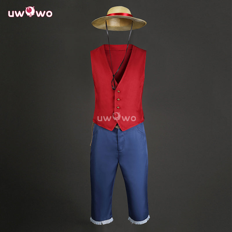 Uwowo Collab Series: Anime Cosplay Man Red Suit Costume