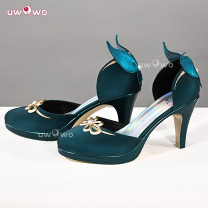Uwowo Ruan Mei Honkai Star Rail Plumblossom Letter Qipao Cosplay Shoes