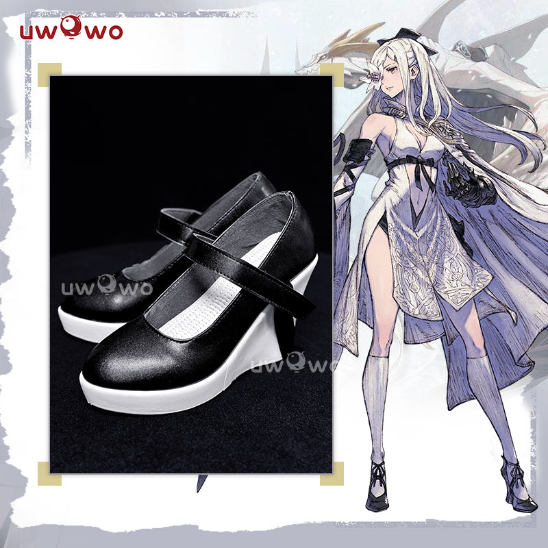 Uwowo NieR Reincarnation x Drakengard3 Zero Progenitor Sister Cosplay Shoes