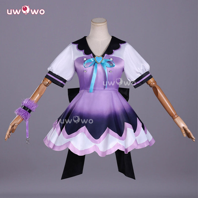Uwowo Collab Series: Poison Denpa Girl☆Purple Lollipop Anime Needy Girl Overdose Cosplay Costume XS-3XL