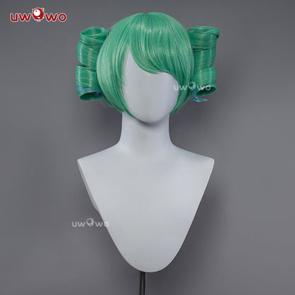Uwowo Game Crystal Rose Wild Cosplay Wig High Quality Light Green Hair