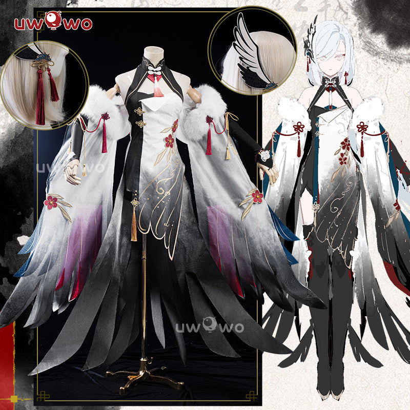 Uwowo Genshin Impact Fanart Shenhe Plum Blossom Chinese Style Cosplay Costume