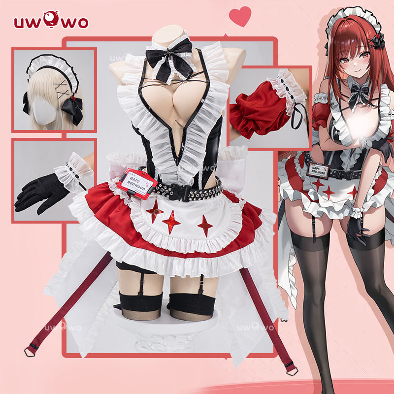 JUL PRESALE Uwowo Game NIKKE Rapi Café Maid Cosplay Costume