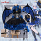 【In Stock】Uwowo Genshin Impact Fanart Furina Focalors Black Devil Lolita Dress Cosplay Costume