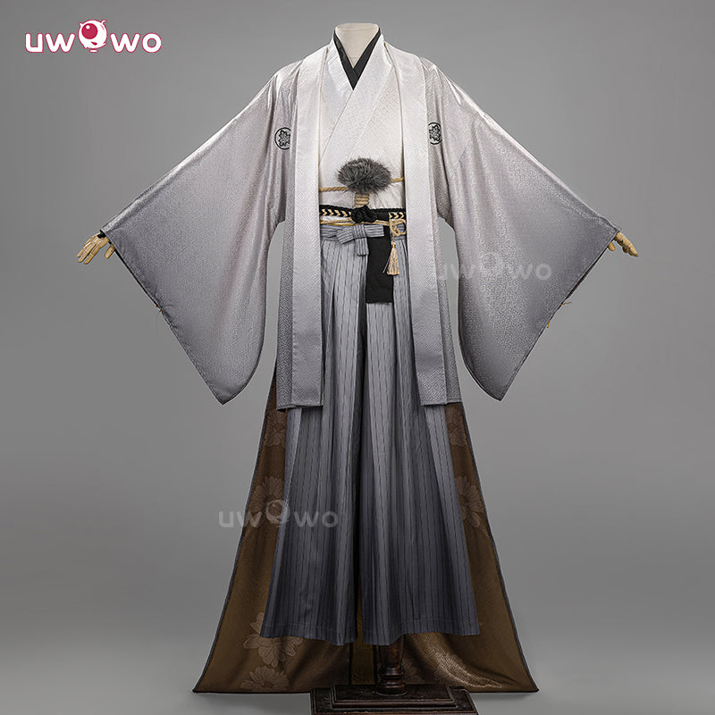 Uwowo Collab Series: Horror Game Fox Man Mask Kimono Cosplay Costume  XS-3XL