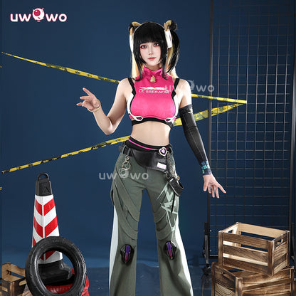 Uwowo Collab Series: Game Overwatch 2 x LE SSERAFIM Fearless Juno Cosplay Costume XS-XXL