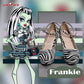 Uwowo Monster High Coplay Shoes Frankie Cosplay Costume High Heel Shoes