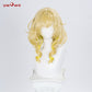 【Pre-sale】Uwowo Game Honkai Star Rail Aglaea Cosplay Wig Long Light Yellow Hair