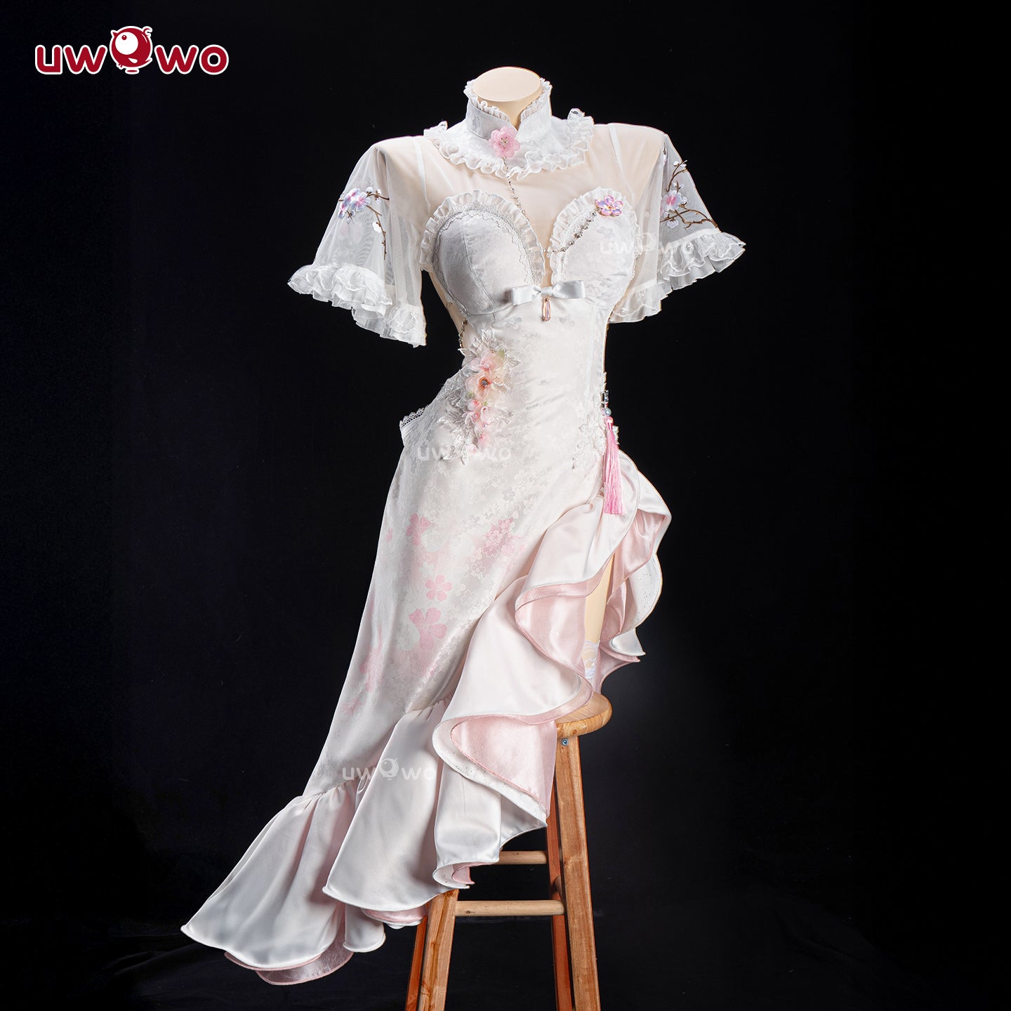 ドロシー【Dorothy】コスプレ NIKKE エレガントなホワイトピンクドレス S-3XL INSTOCK Uwowo Game NIKKE Dorothy Feast on Peachland Chinese