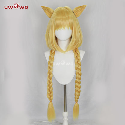 Uwowo Game Arknights Nightmare The Ferry Girl Cosplay Wig Long Yellow Hair