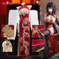 【Pre-sale】Uwowo Azur Lane IJN Taihou New Year Red Qipao Cheongsam Boudoir Cosplay Costume