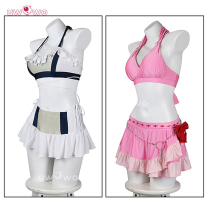 Uwowo Collab Series: Final Fantasy 7 Rebirth FF7 Tifa Aerith Swimsuit Cosplay Costume