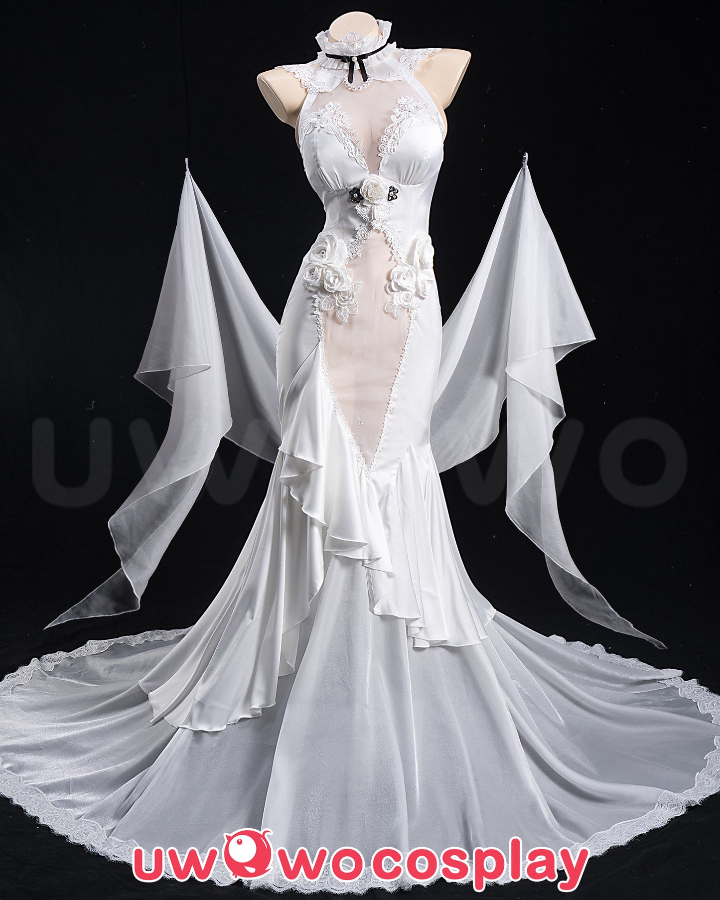 [JAN PRESALE] CONFIRMED Uwowo Game Azur Lane Amagi Oath Skin Bride Wedding Boudoir Cosplay Costume