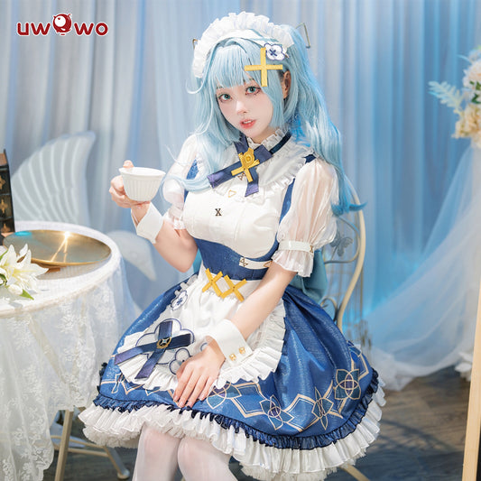 Uwowo Genshin Impact Fanart Faruzan Cafe Maid Cosplay Costume