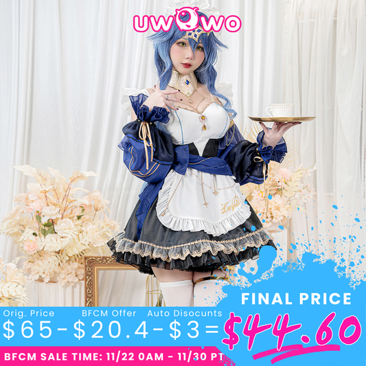 [Last Batch]【In Stock】Exclusive Uwowo Genshin Impact Fanart Layla Maid Dress Cosplay Costume