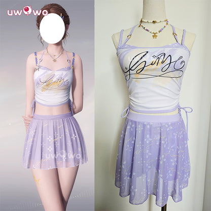 Uwowo Collab Series: Love and Deepspace MC 'My' Stardust Promise Xavier Couple Water-Ready Swimsuit Cosplay Costume S-XL