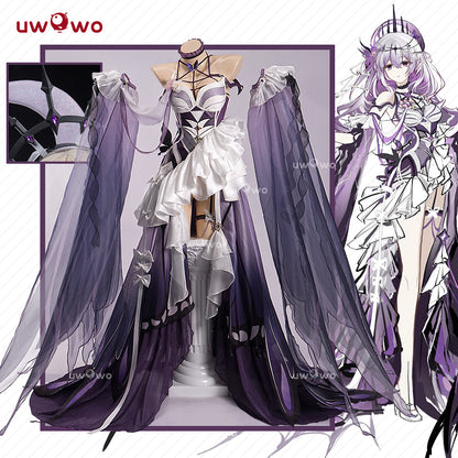 INSTOCK S-3XL Uwowo Game Honkai Star Rail Fanart Castorice Ethereal Gown Cosplay Costume