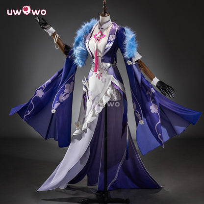 Uwowo Collab Series: Game Honkai: Nexus Anima Bai Mei Cosplay Costume S-XL