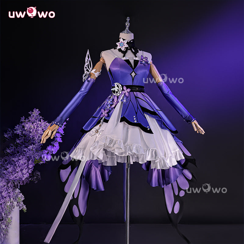 Uwowo Collab Series: Castorice Skin Gossamer Flutter Honkai Star Rail Cosplay Costume XS-2XL