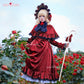 Uwowo Collab Series: Rozen Maiden Shinku Red Velvet Gown Chirstmas Cosplay Costume