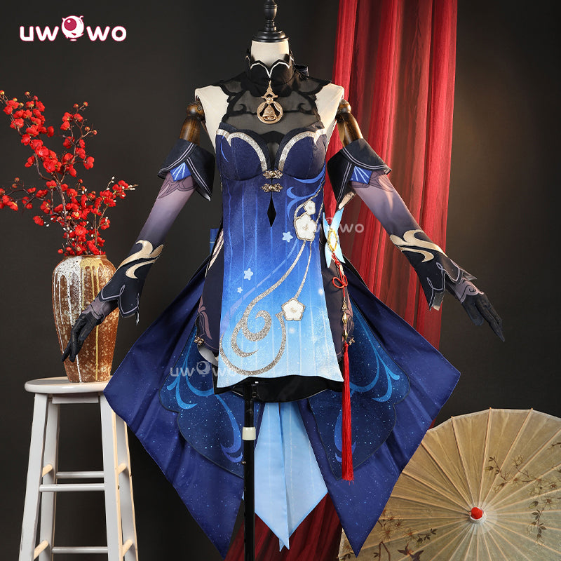 Uwowo Collab Series: Genshin Impact Ganyu Twilight Blossom New Outfit Cosplay Costume