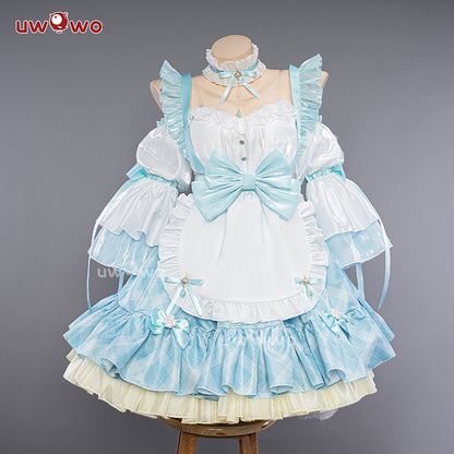 【Clearance Sale】【In Stock】Uwowo V Singer Rakuten Collab Happy 16th Birthday Cosplay Costume
