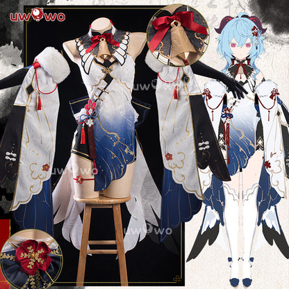 OCT PRESALE Uwowo Genshin Impact Fanart Ganyu Plum Blossom Chinese Style Cosplay Costume