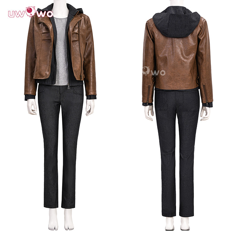 Uwowo Collab Series: Game Sleek Casual Tactical Trench Coat  Female Cosplay Costume XS-3XL