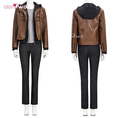 Uwowo Collab Series: Game Sleek Casual Tactical Trench Coat  Female Cosplay Costume XS-3XL