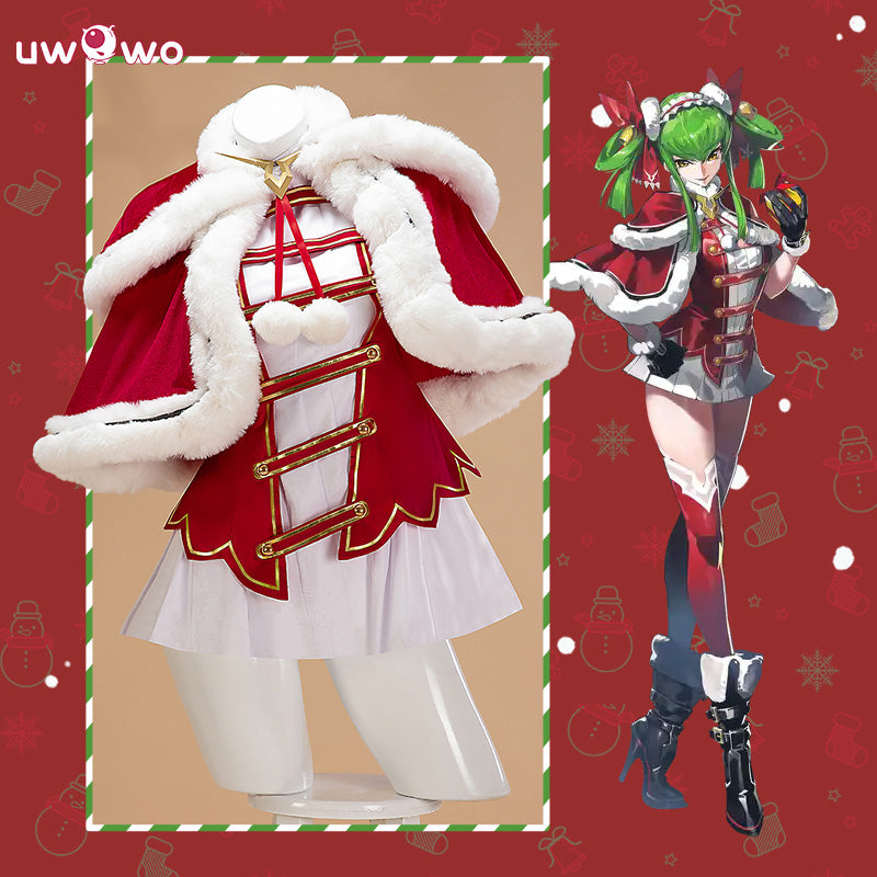 Uwowo Collab Series: Code Geass Game C.C. CC Christmas Cosplay Costume ...
