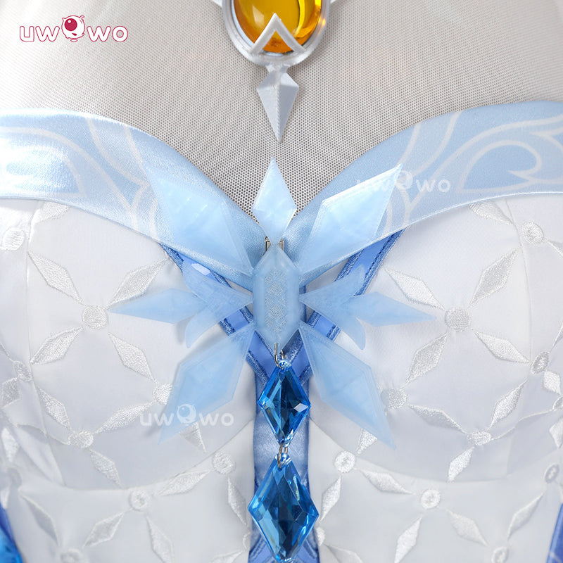 Uwowo Collab Series: Genshin Impact Tsaritsa Anastasya Snezhnaya Cryo Archon Cosplay Costume XS-2XL