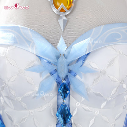 Uwowo Collab Series: Genshin Impact Tsaritsa Anastasya Snezhnaya Cryo Archon Cosplay Costume XS-2XL