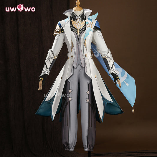 Uwowo Collab Series: Genshin Impact Aether Traveler Skin As Heaven and Earth Are Made Anew Male Cosplay Cosutme XS-2XL