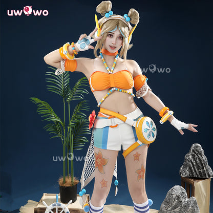 Uwowo Collab Series: OW 2 Juno Beachside Cosplay Cosutme XS-2XL