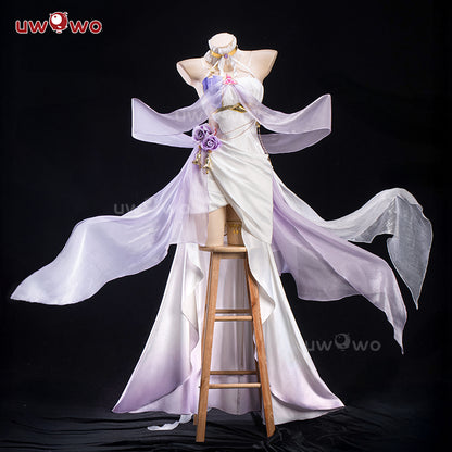 Uwowo Honkai Impact 3: Elysia Gown Fanart Cosplay Costume