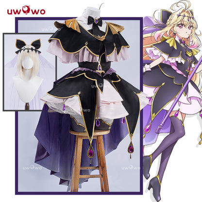 INSTOCK Uwowo Anime Star Detective Precure! Cure Arcana Shadow/Moria Luluka Cosplay Costume