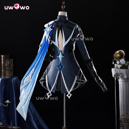 Uwowo Collab Series: Genshin Impact Lumine Night Hunt In Snow Cosplay Costume S-2XL