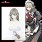 Uwowo Game Zenless Zone Zero/ZZZ Rina Alexandrina Maid Cosplay Wig Long Grey Hair