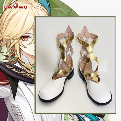 【Pre-sale】Uwowo Game Genshin Impact Kaveh Cosplay Man Shoes