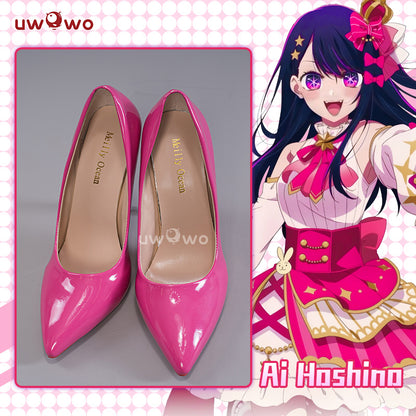 【Pre-sale】Uwowo Anime Oshi no Ko Ai Hoshino Idol Stage Performance Exhibition Ver. Cosplay Shoes High Heel