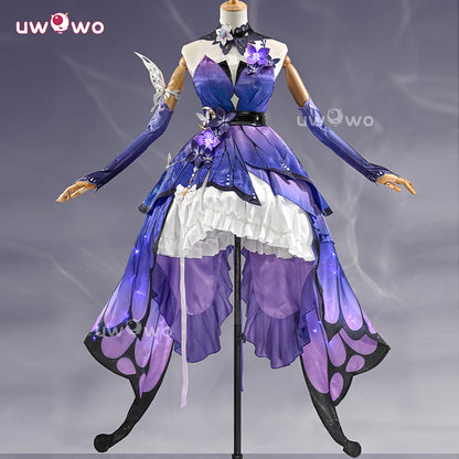 Uwowo Collab Series: Deluxe Castorice Skin Gossamer Flutter Honkai Star Rail Cosplay Costume S-2XL