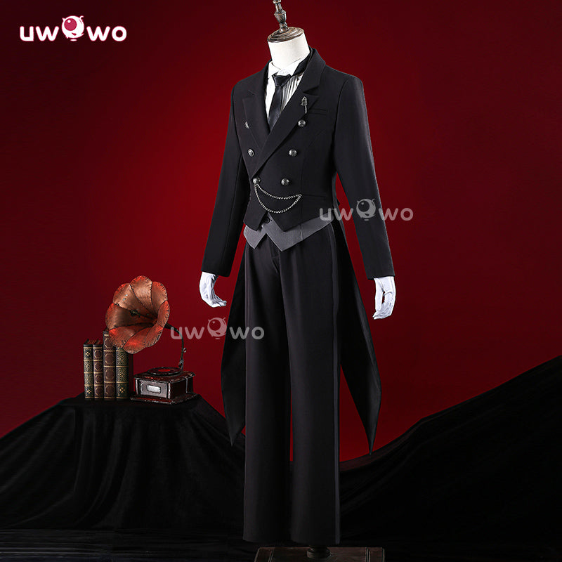 Uwowo Collab Series: Anime Black Butler Sebastian Michaelis Cosplay Costume S-2XL