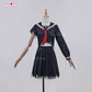 Uwowo Collab Series: DIY Blood Horror Game Fog Town Teen Girl Fox Form School Uniform Cosplay Costume XS-3XL
