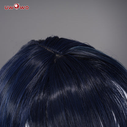 Uwowo Game Genshin Impact Fontaine Clorinde Wig Long Dark Blue Hair