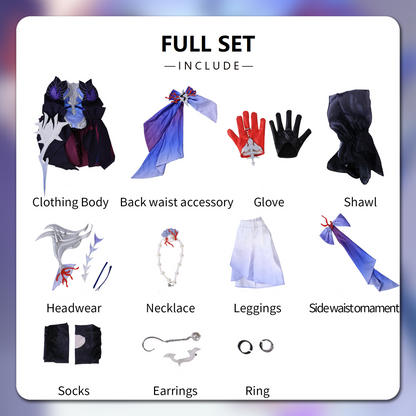 Uwowo Collab Series: Honkai Star Rail Hysilens Cosplay Costume XS-3XL