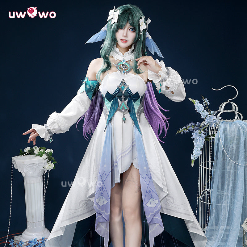 Uwowo Collab Series: Genshin Impact Snezhnaya Vodyanitsa Cosplay Costume Size XS-XXL