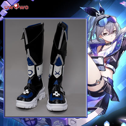 Uwowo Honkai Star Rail Silver Wolf Hacker Stellaron Hunters HSR Cosplay Shoes Boots