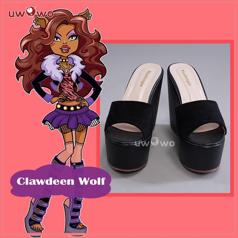 Uwowo Monster High Clawdeen Wolf G1 Dress Cosplay Costume Shoes